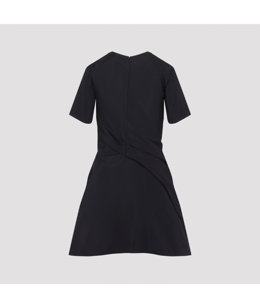 LOEWE Черное полиэстеровое повседневное платье, фото 4