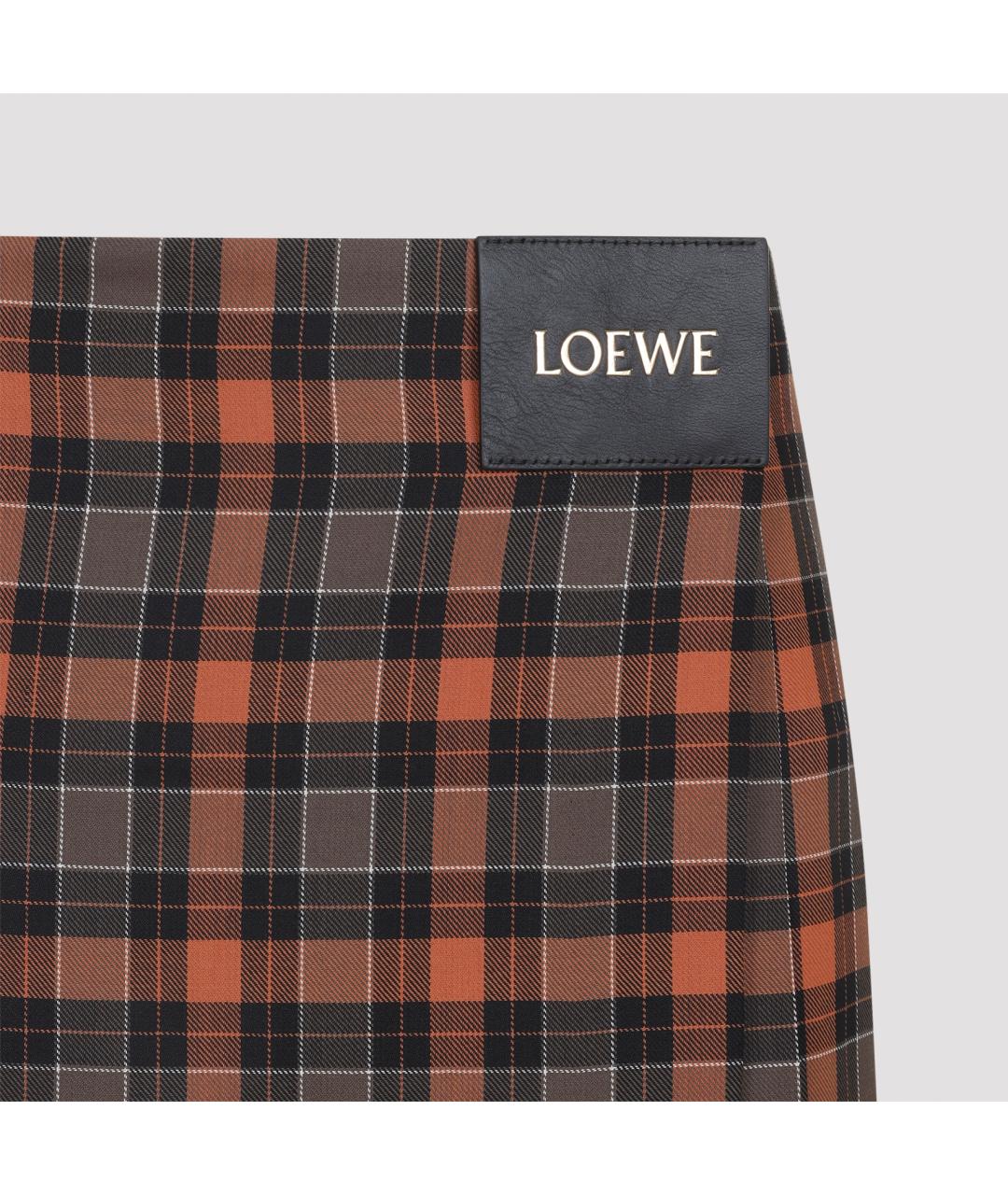 LOEWE Мульти полиэстеровая юбка миди, фото 5