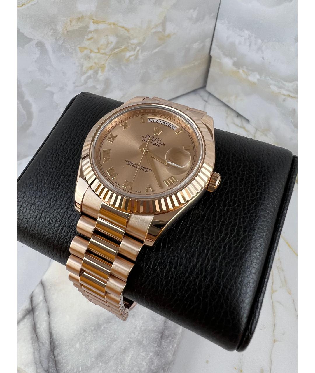 ROLEX Золотые часы из розового золота, фото 2