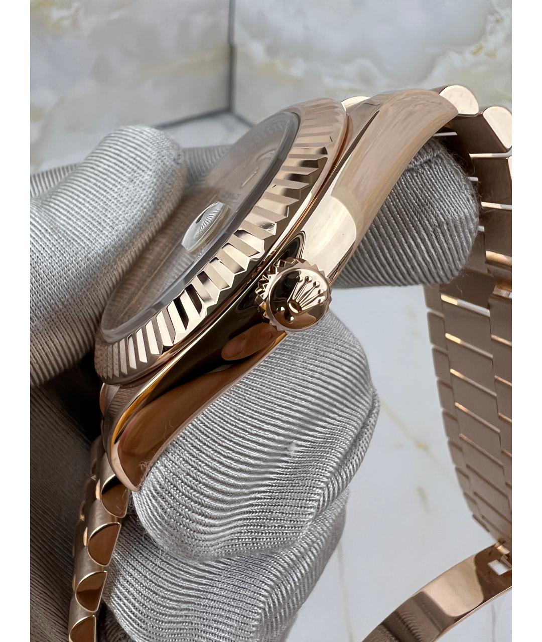 ROLEX Золотые часы из розового золота, фото 5