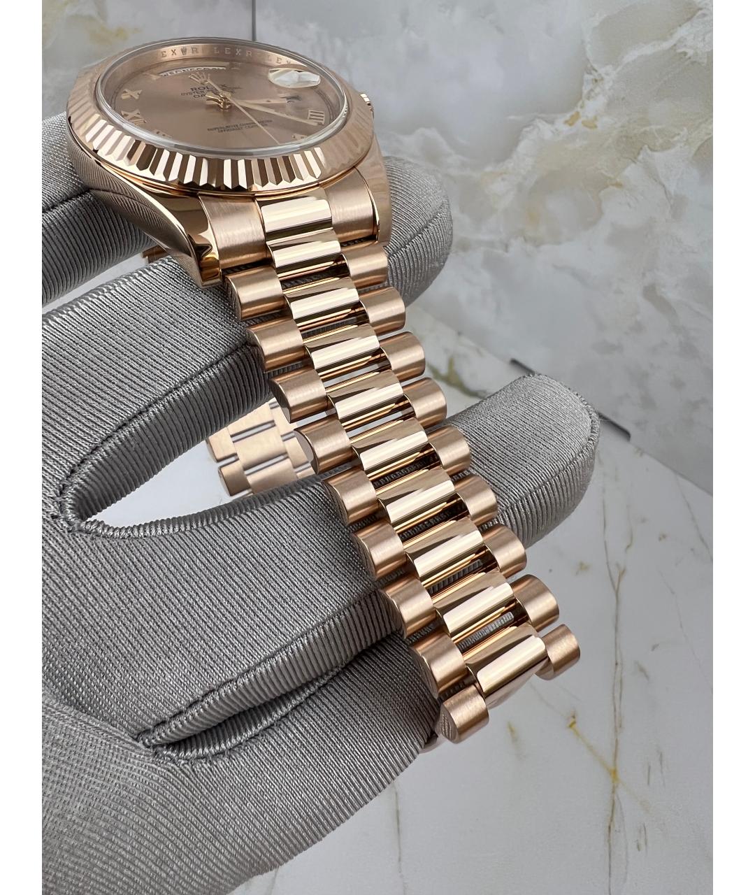 ROLEX Золотые часы из розового золота, фото 9