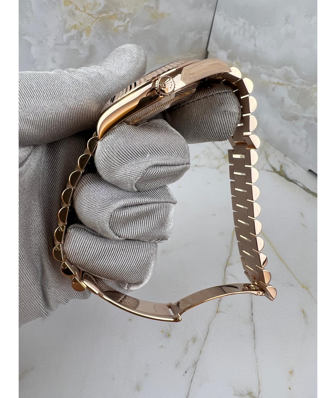 ROLEX Золотые часы из розового золота, фото 4
