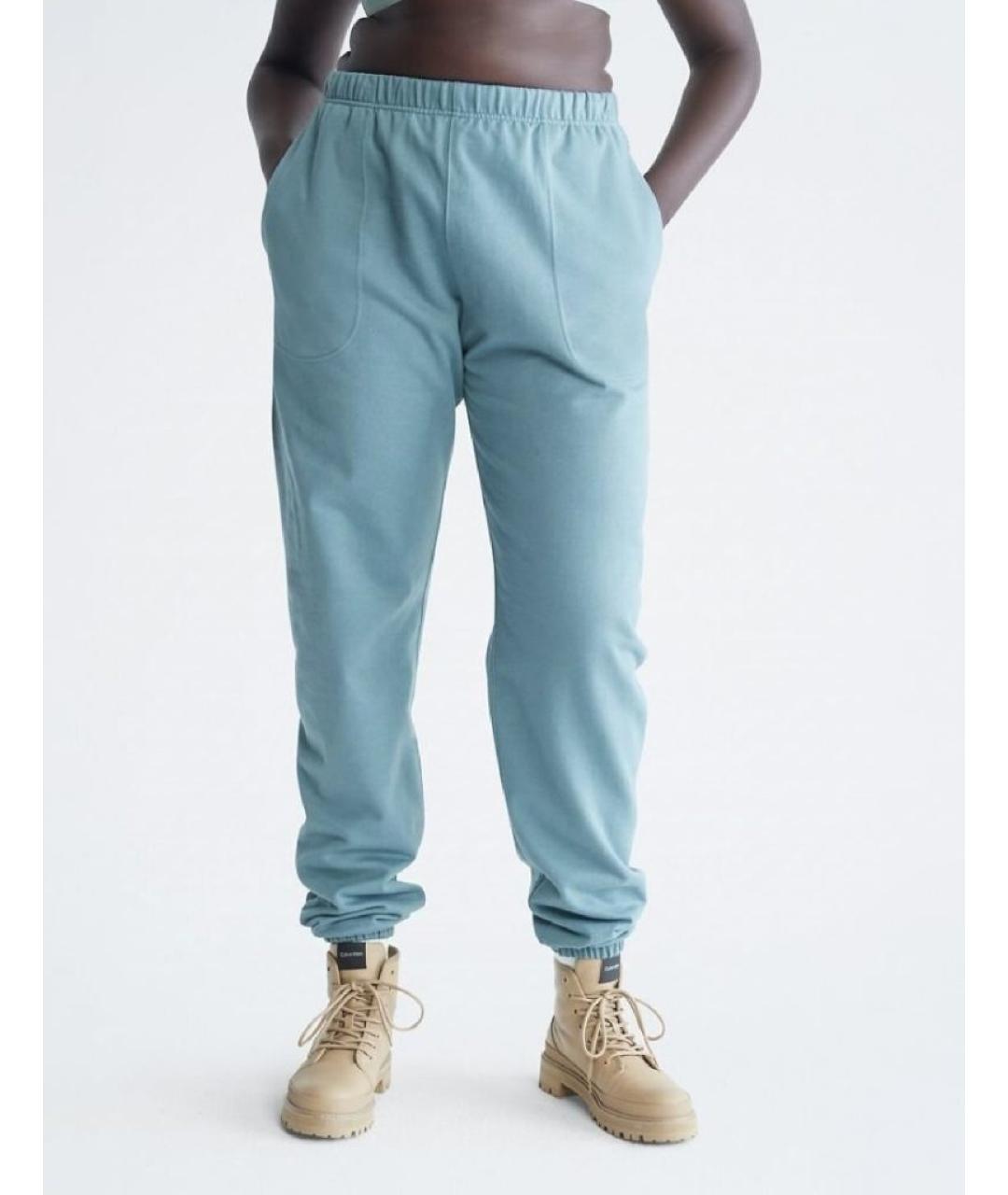 CALVIN KLEIN Голубые спортивные брюки и шорты, фото 4