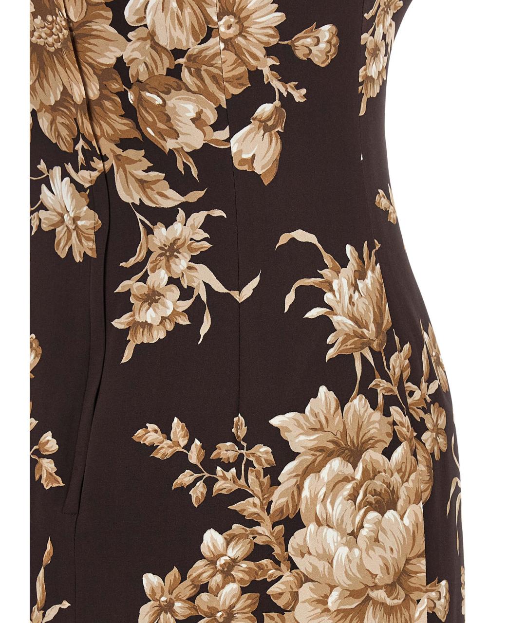 DOLCE&GABBANA Мульти шелковое коктейльное платье, фото 4