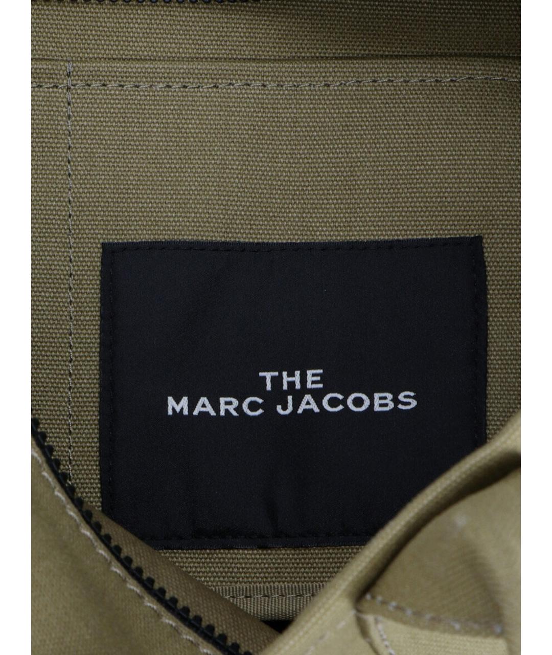 MARC JACOBS Зеленая хлопковая сумка тоут, фото 3