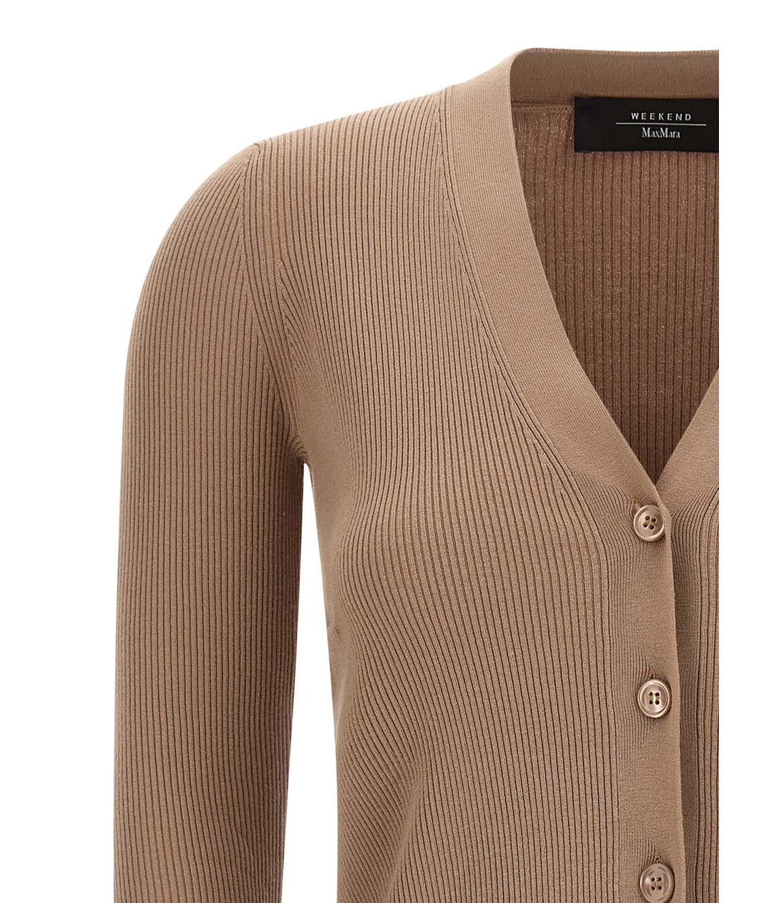 WEEKEND MAX MARA Коричневый кардиган, фото 3