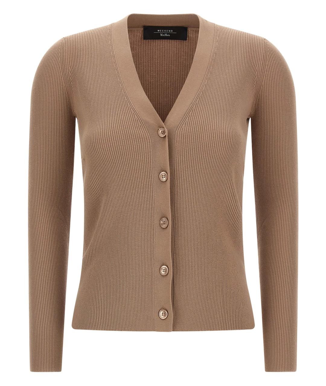 WEEKEND MAX MARA Коричневый кардиган, фото 1