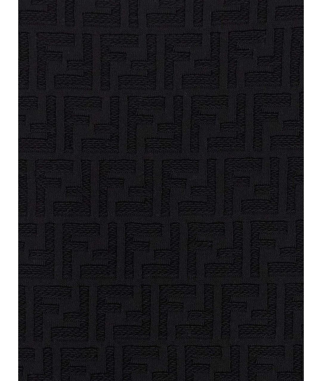 FENDI Черный хлопковый джемпер / свитер, фото 4
