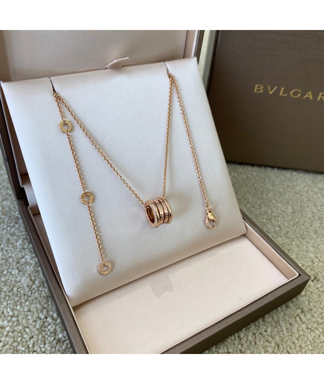 BVLGARI Золотое колье из розового золота, фото 3