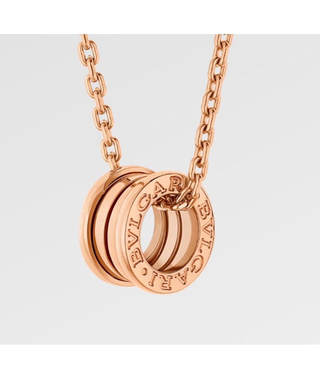 BVLGARI Золотое колье из розового золота, фото 9