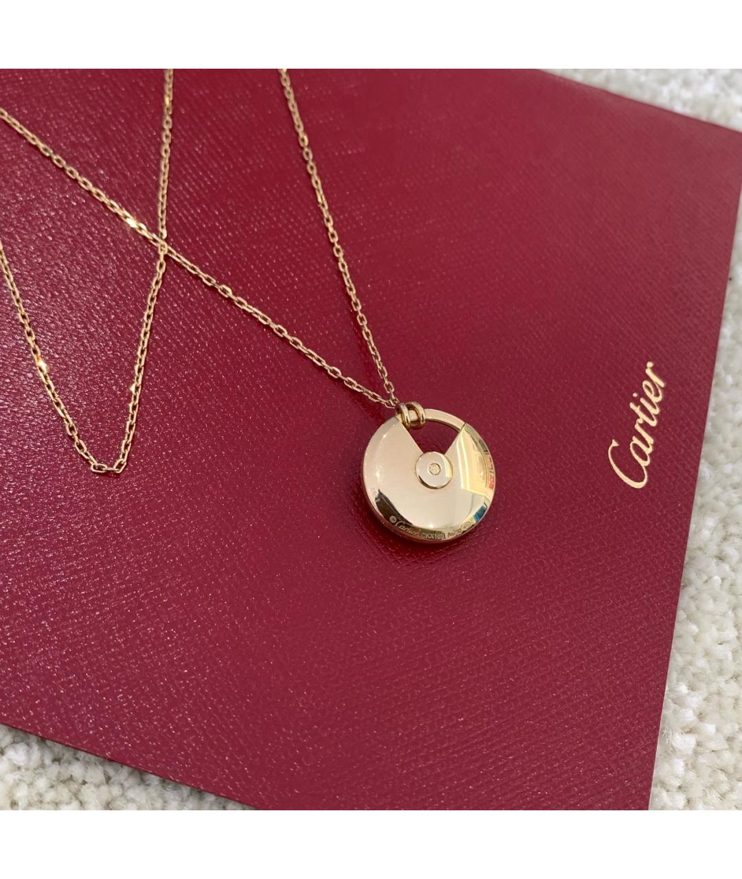 CARTIER Золотое колье из розового золота, фото 3