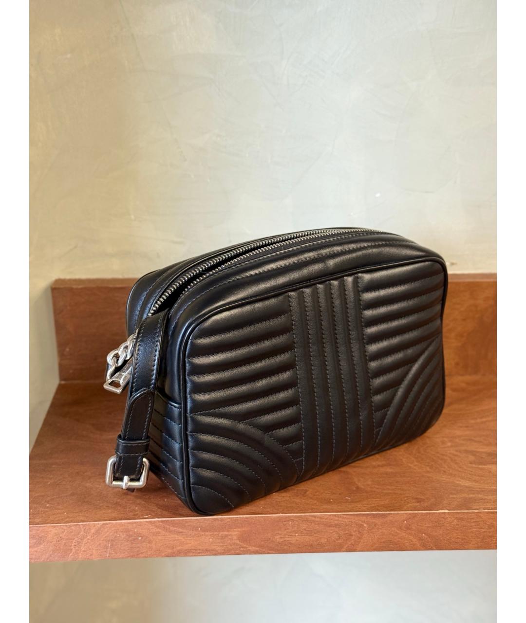 PRADA Черная кожаная сумка тоут, фото 7