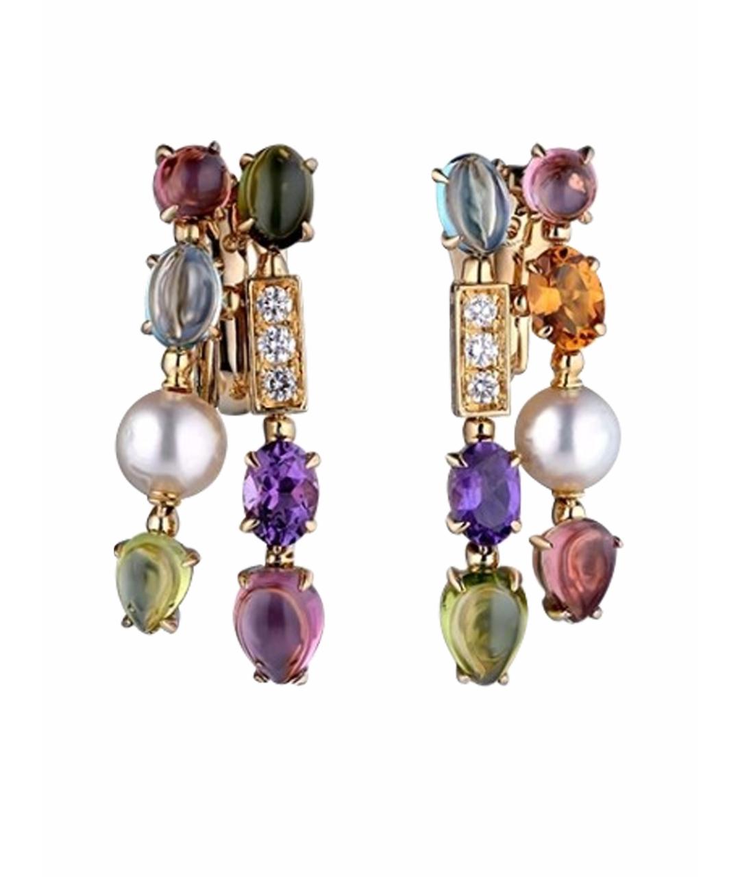 BVLGARI Желтые серьги из желтого золота, фото 1