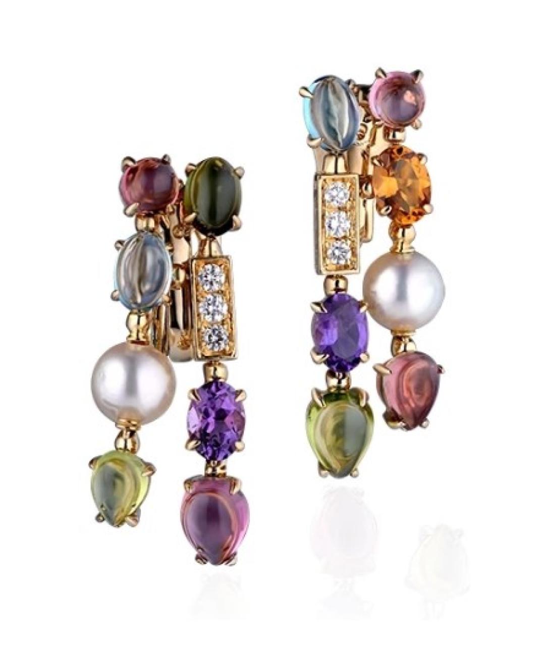 BVLGARI Желтые серьги из желтого золота, фото 6