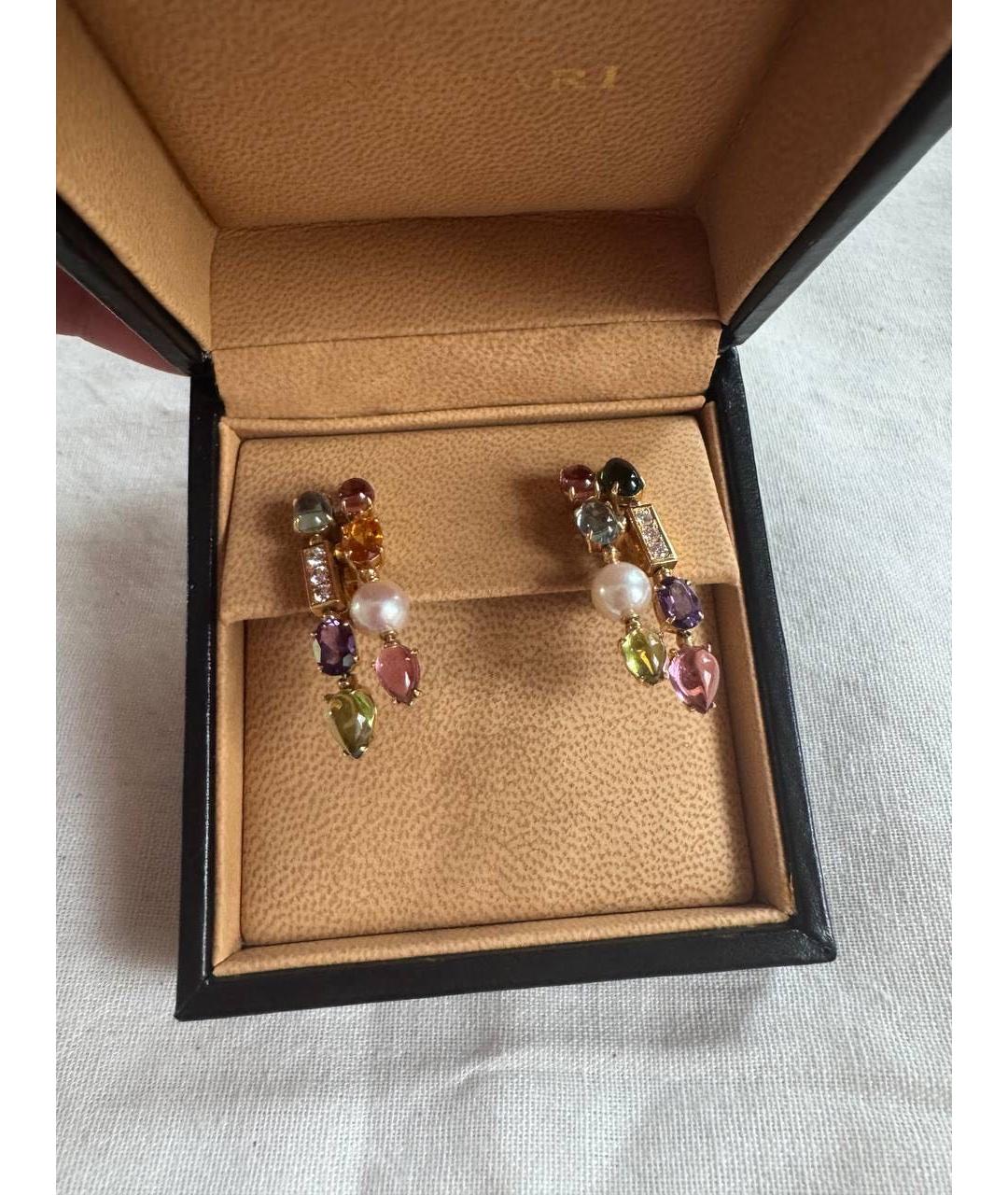 BVLGARI Желтые серьги из желтого золота, фото 3