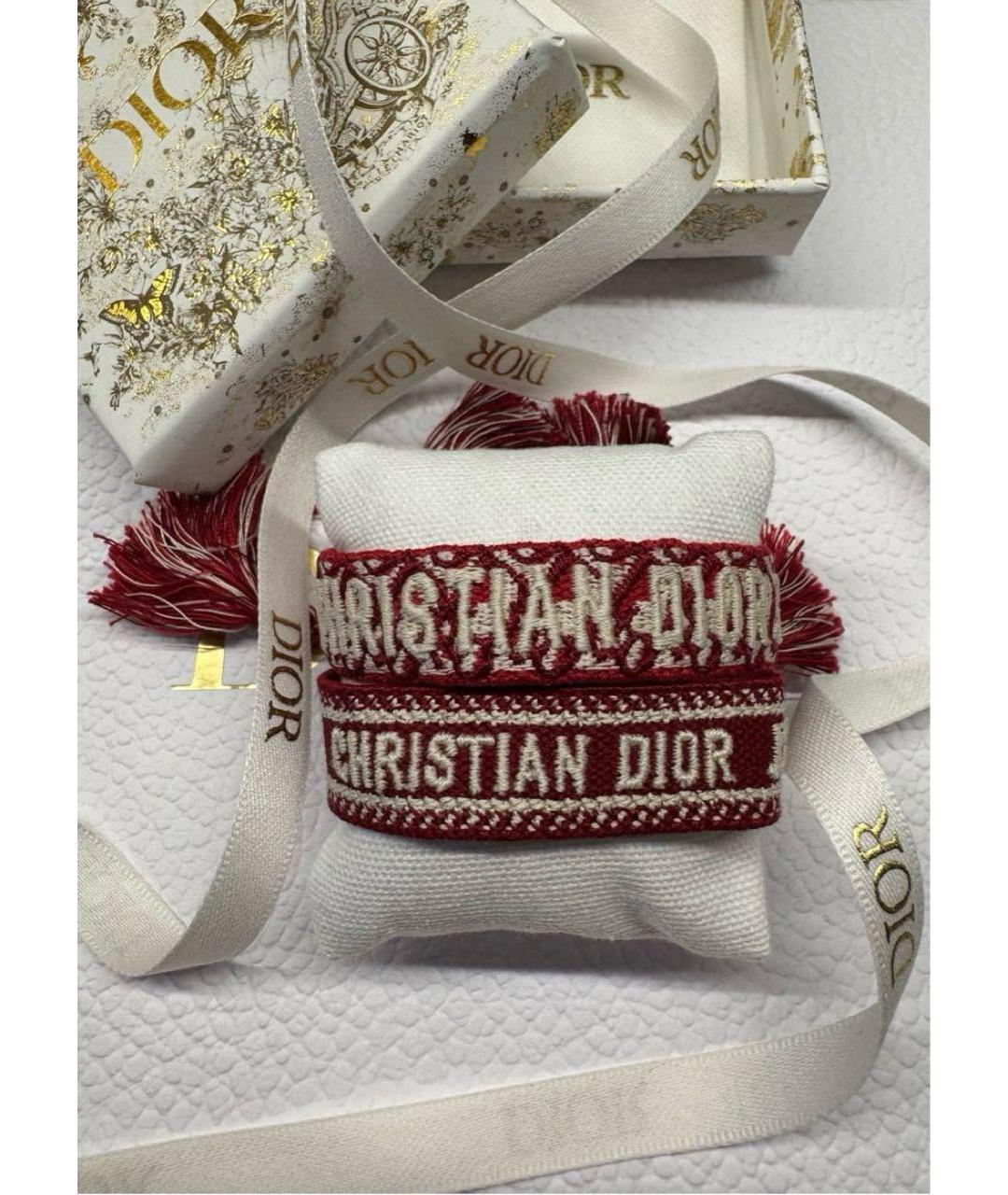 CHRISTIAN DIOR Красный браслет, фото 4