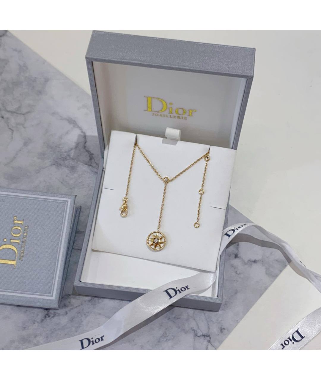 CHRISTIAN DIOR Золотое колье из розового золота, фото 2