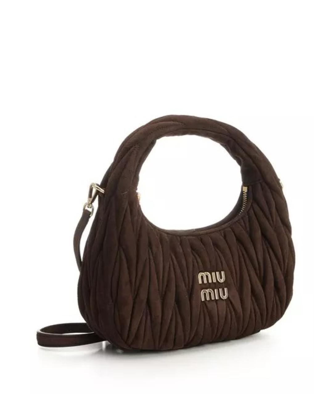 MIU MIU Коричневая сумка тоут, фото 2
