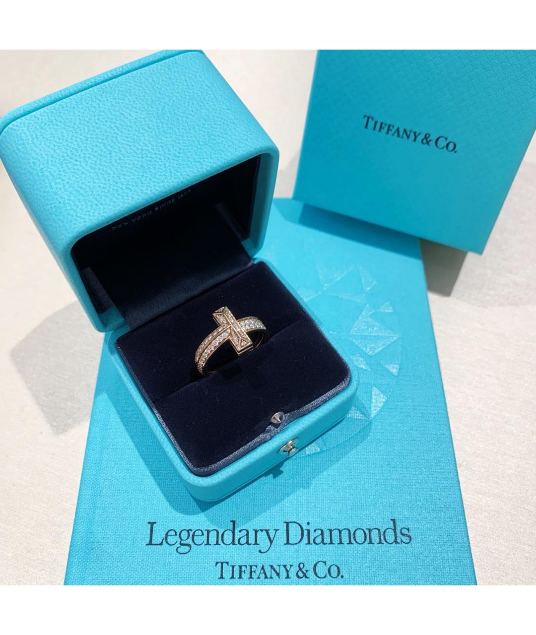 TIFFANY&CO Золотое кольцо из розового золота, фото 2