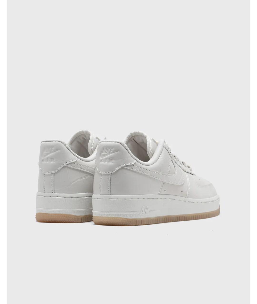 NIKE Бежевые кожаные кеды, фото 3