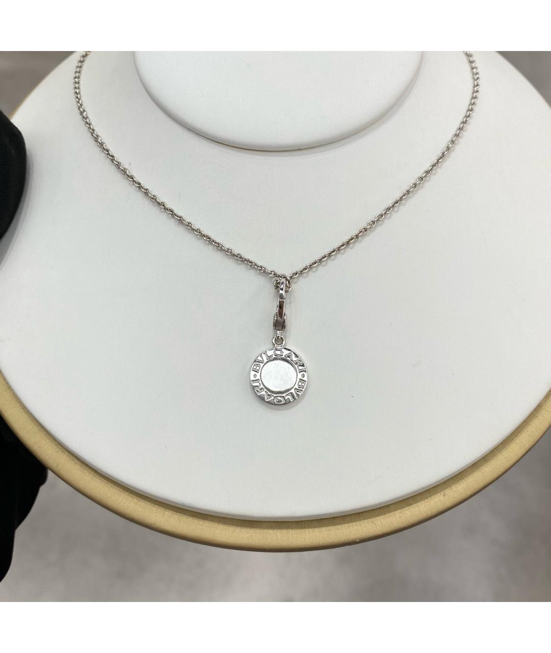 BVLGARI Серебряное колье из белого золота, фото 6