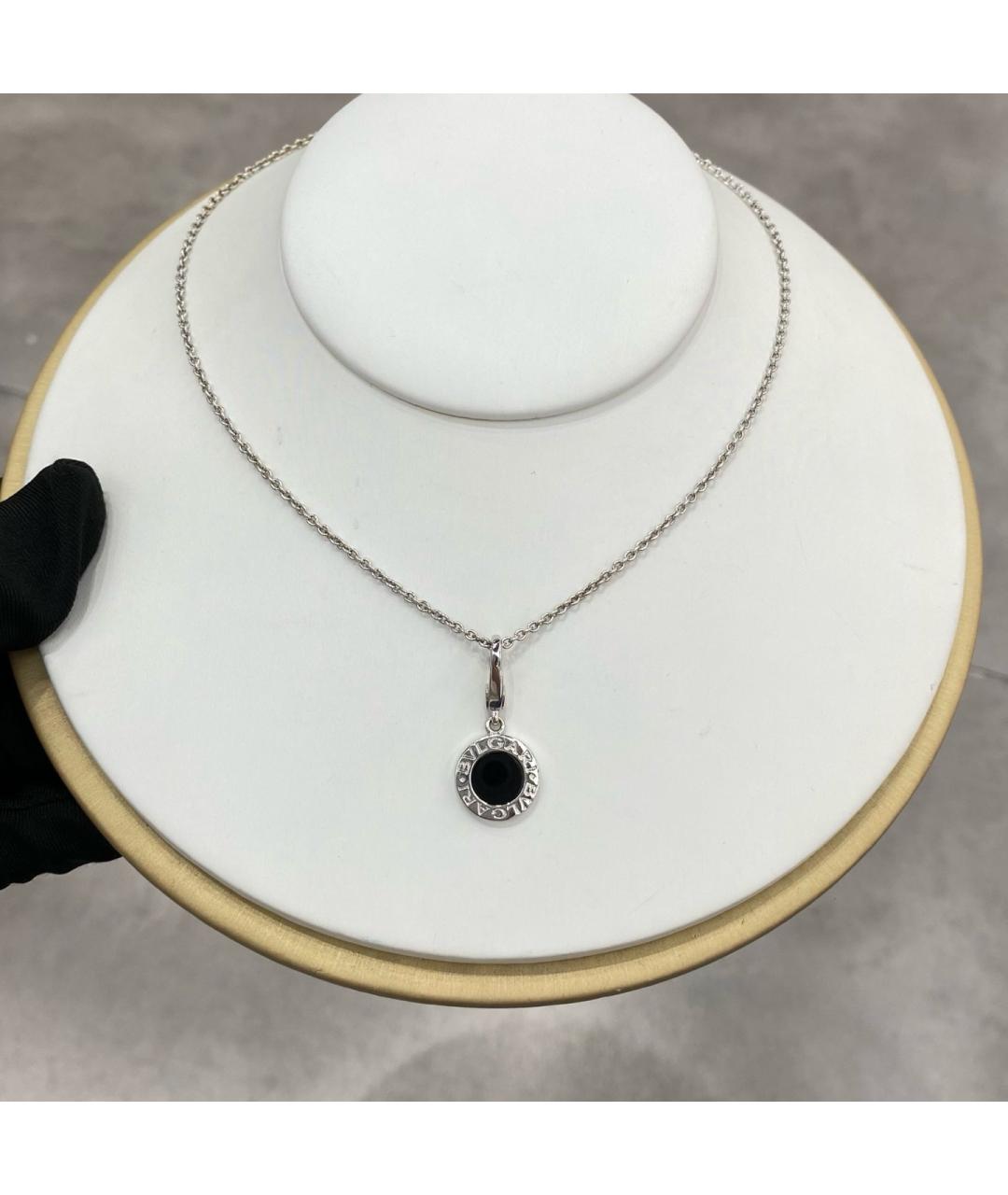BVLGARI Серебряное колье из белого золота, фото 2