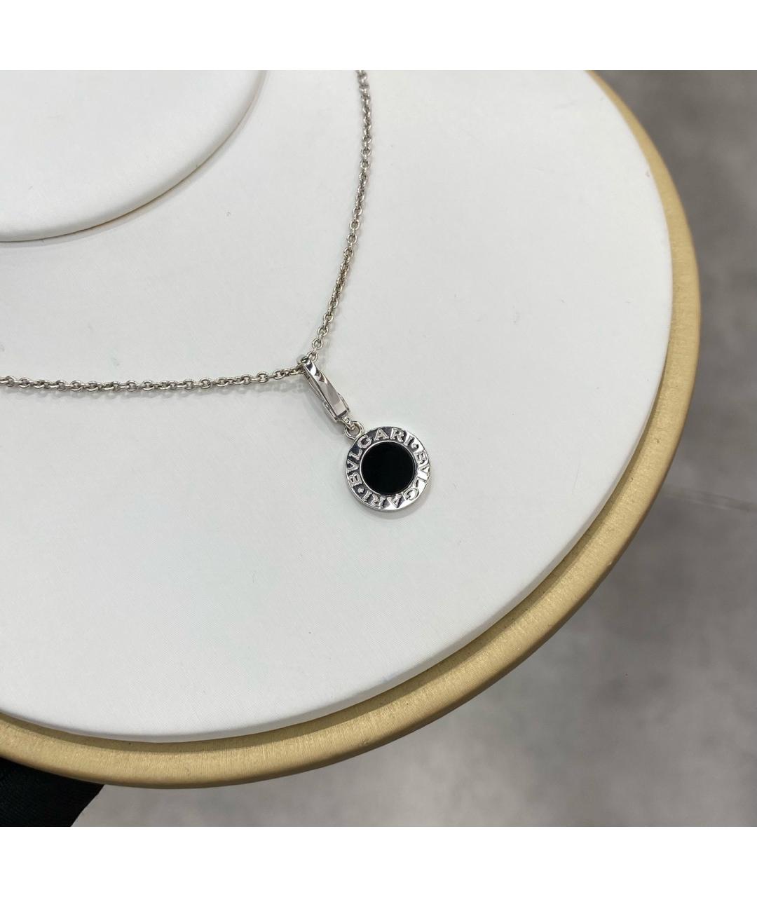 BVLGARI Серебряное колье из белого золота, фото 3