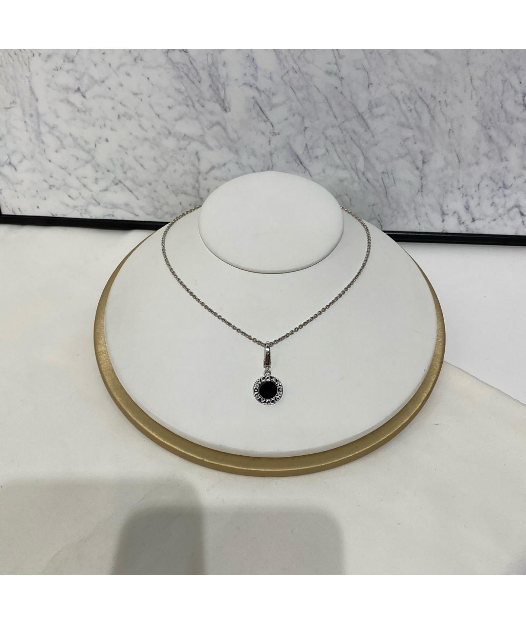 BVLGARI Серебряное колье из белого золота, фото 9