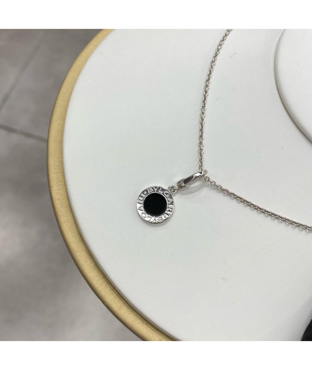 BVLGARI Серебряное колье из белого золота, фото 4