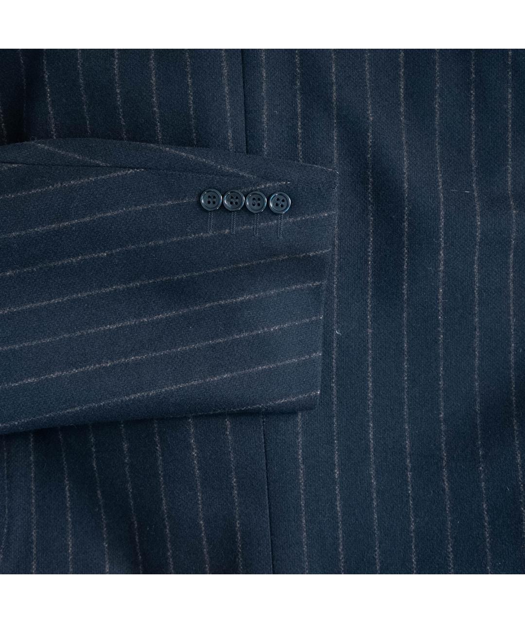 CANALI Черное шерстяное пальто, фото 5