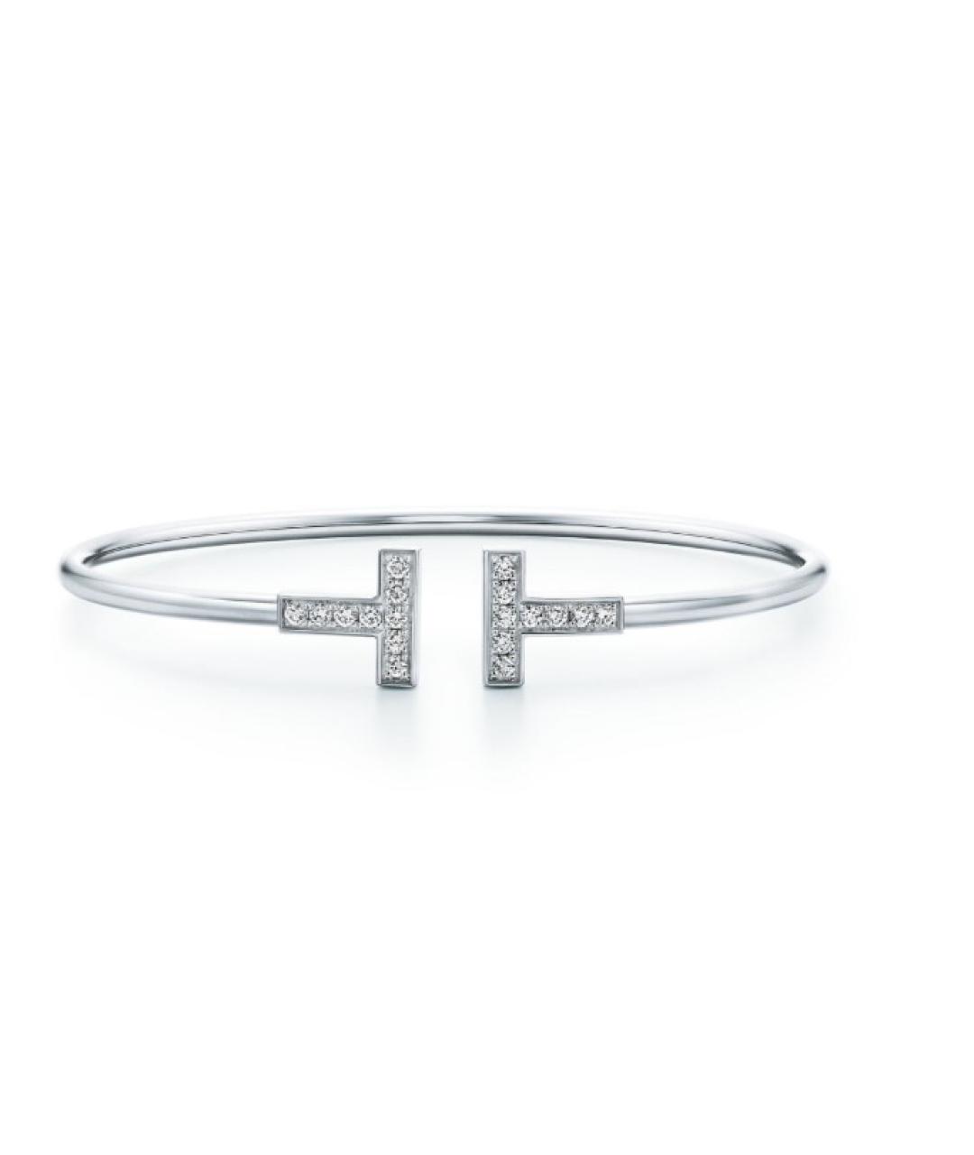 TIFFANY&CO Серебрянный браслет из белого золота, фото 5