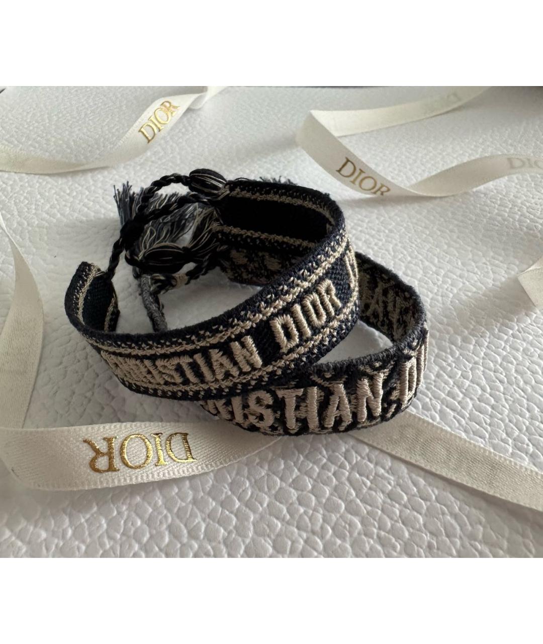 CHRISTIAN DIOR Темно-синий браслет, фото 3