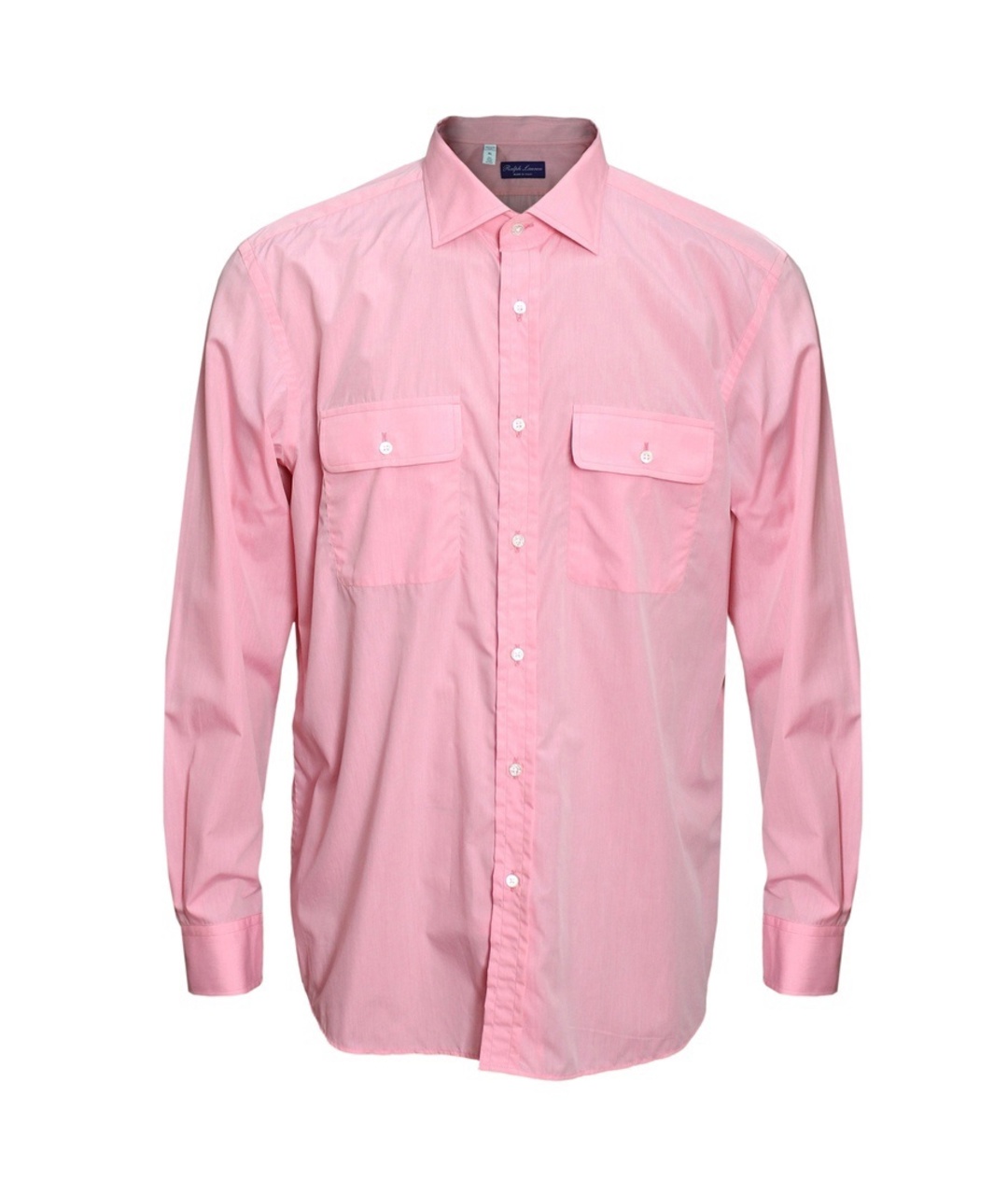 RALPH LAUREN Розовая хлопковая кэжуал рубашка, фото 1