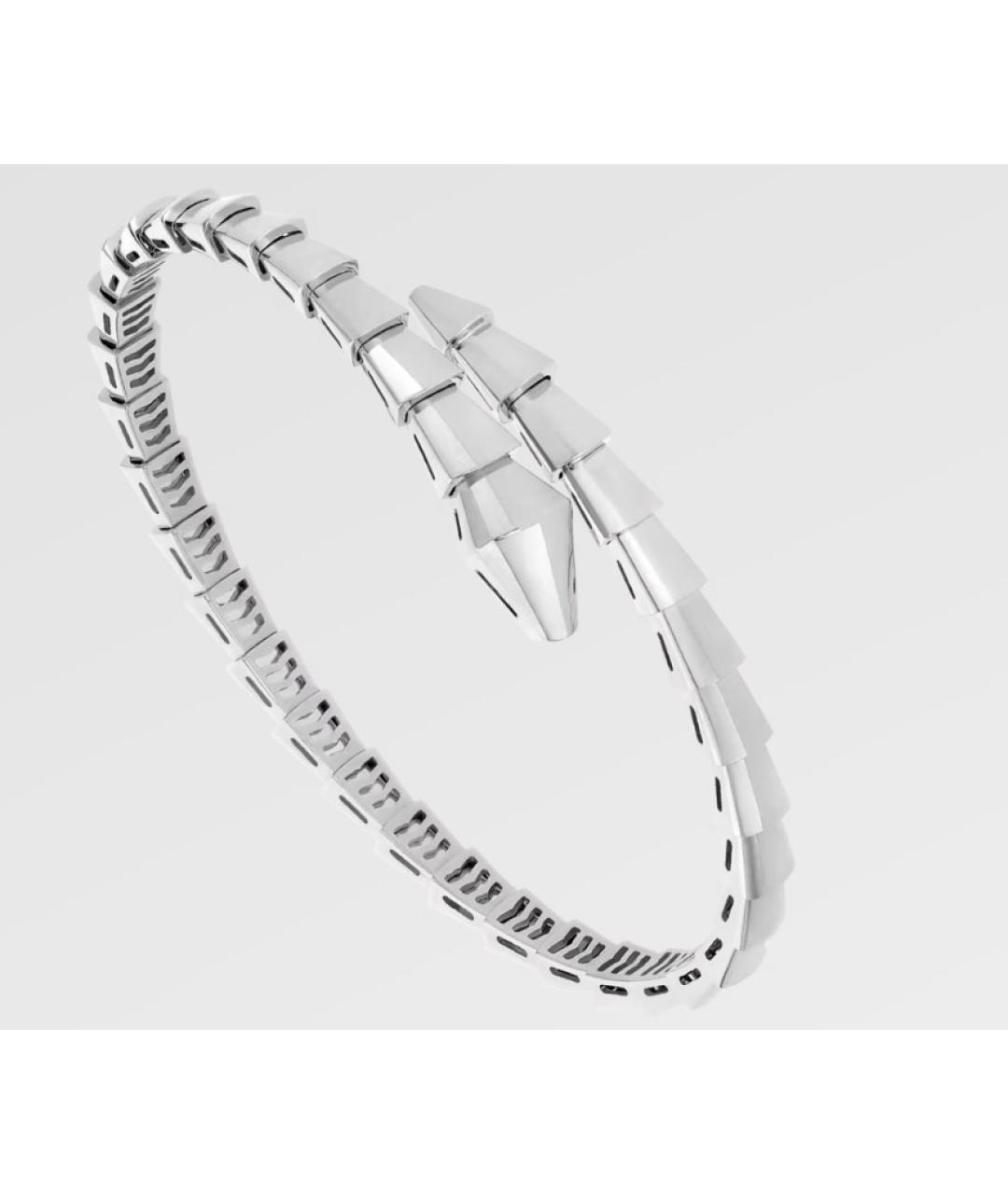 BVLGARI Серебрянный браслет из белого золота, фото 10