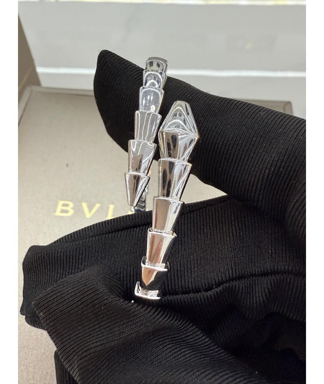 BVLGARI Серебрянный браслет из белого золота, фото 7