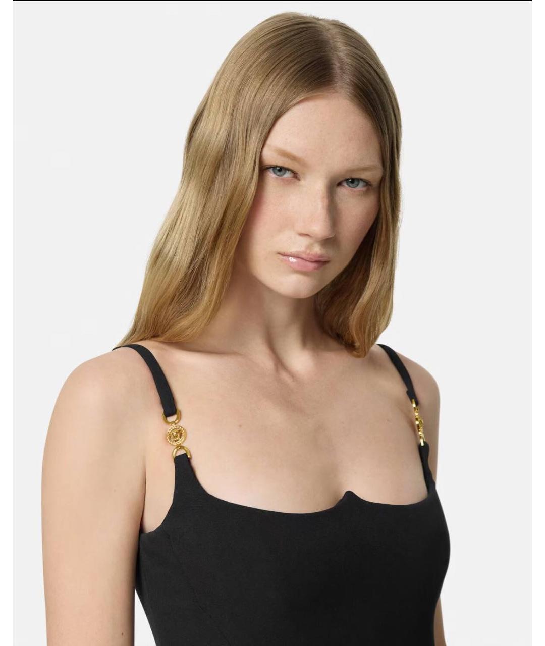 VERSACE Черное вечернее платье, фото 3