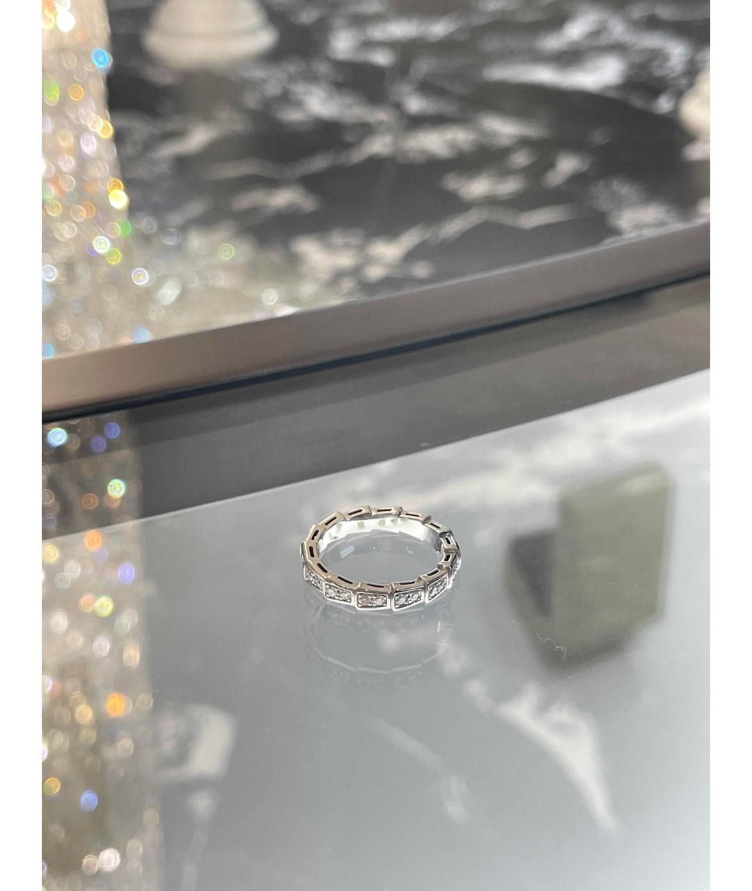 BVLGARI Серебряное кольцо из белого золота, фото 4