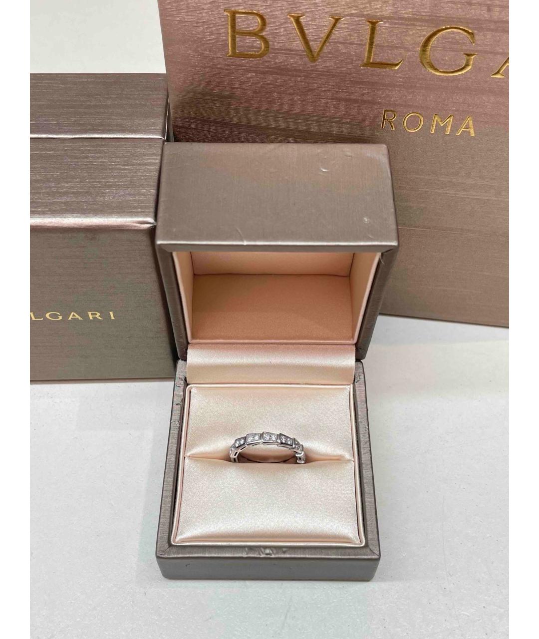 BVLGARI Серебряное кольцо из белого золота, фото 2