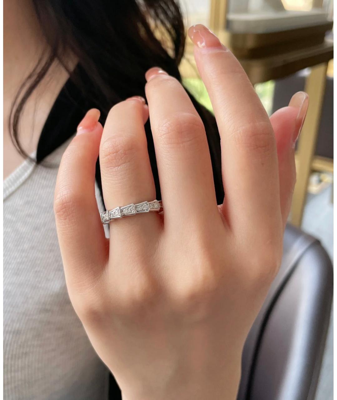 BVLGARI Серебряное кольцо из белого золота, фото 6
