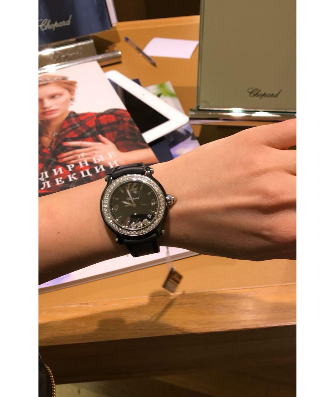 CHOPARD Черные часы, фото 5