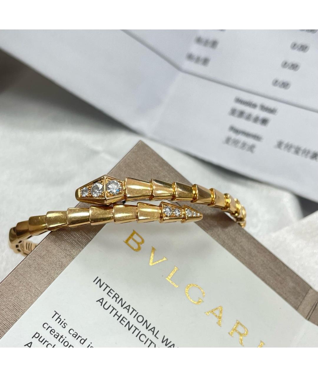 BVLGARI Золотой браслет из розового золота, фото 7