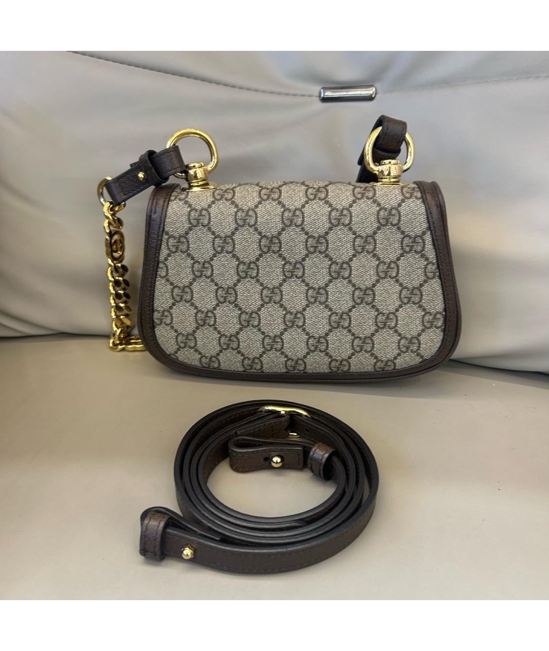 GUCCI Бежевая деним сумка тоут, фото 3