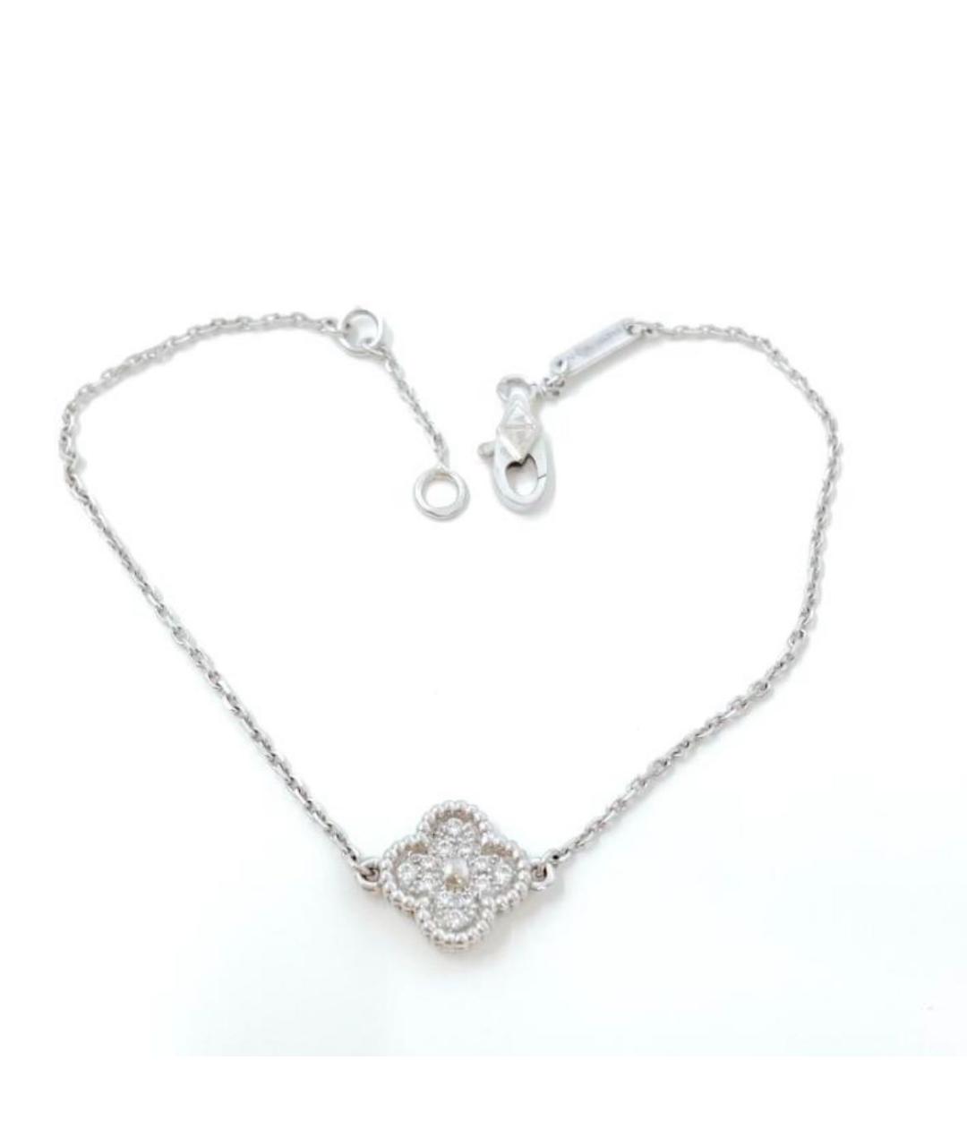 VAN CLEEF & ARPELS Серебрянный браслет из белого золота, фото 3