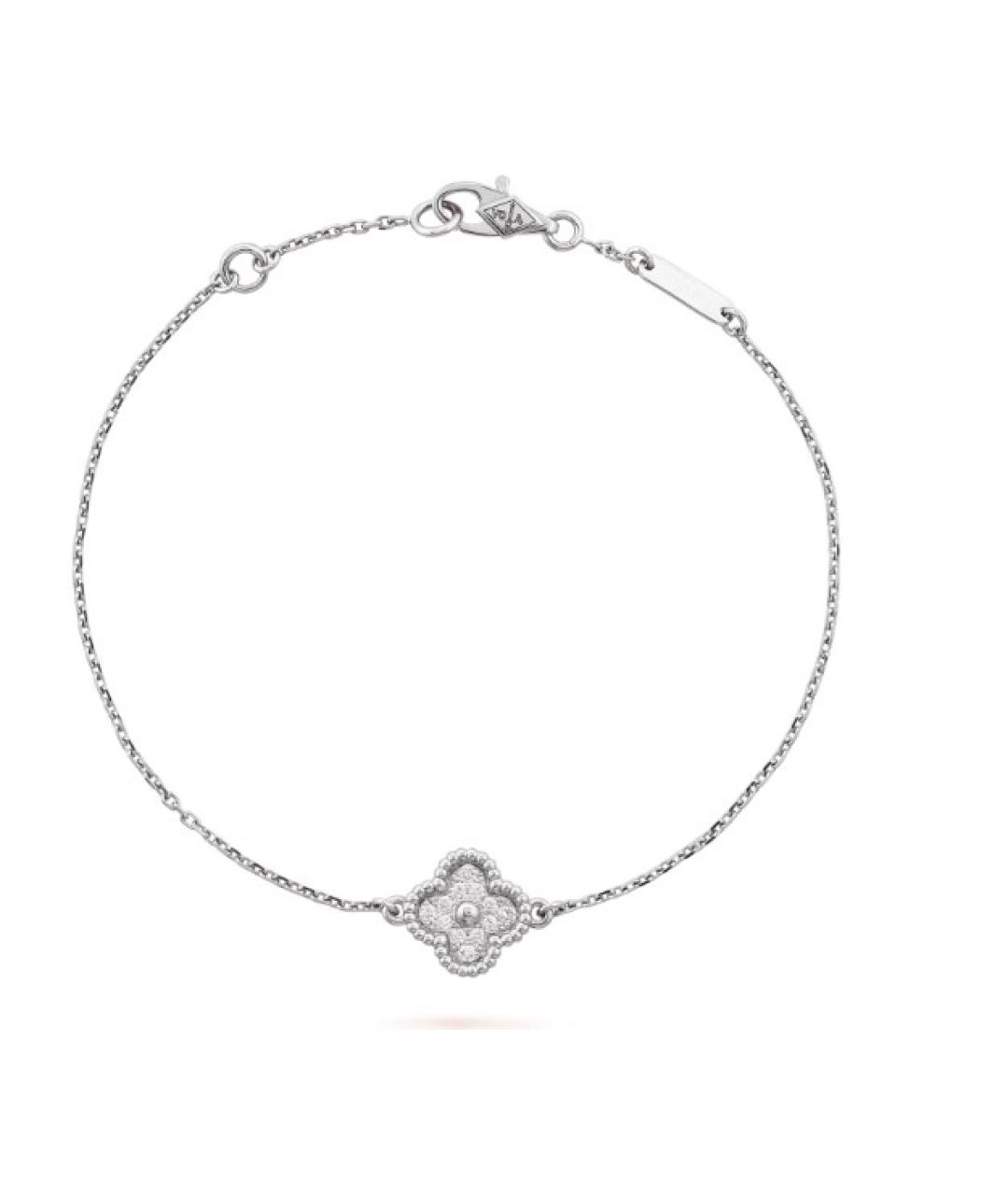 VAN CLEEF & ARPELS Серебрянный браслет из белого золота, фото 8