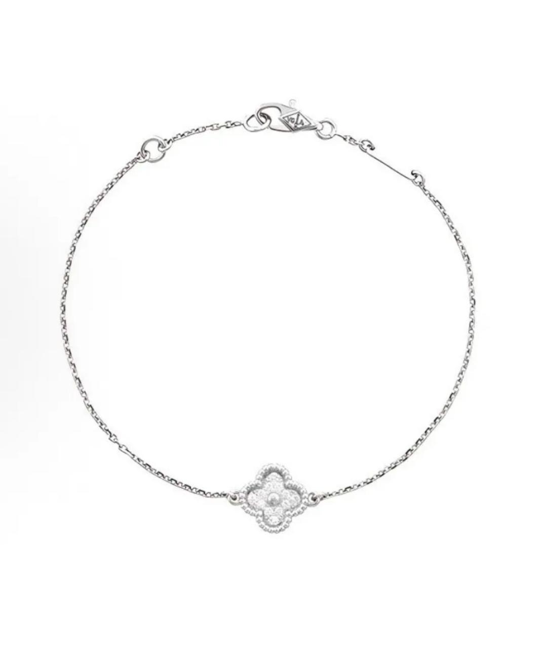 VAN CLEEF & ARPELS Серебрянный браслет из белого золота, фото 2