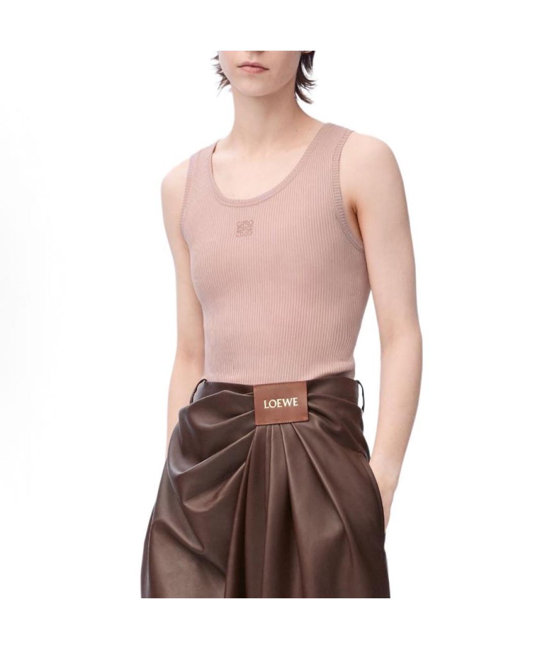 LOEWE Розовая майка, фото 7