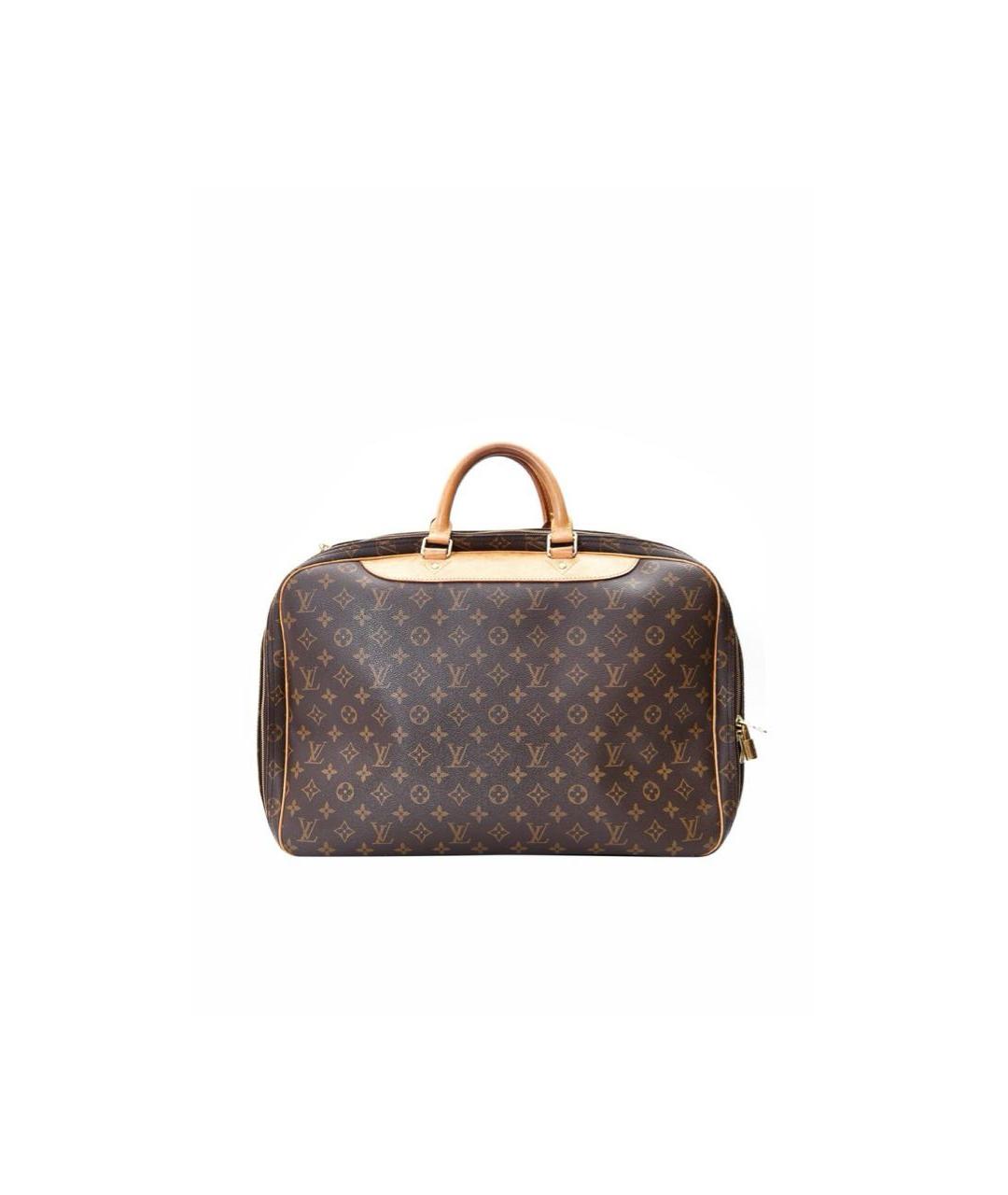 LOUIS VUITTON Коричневая кожаная дорожная/спортивная сумка, фото 2