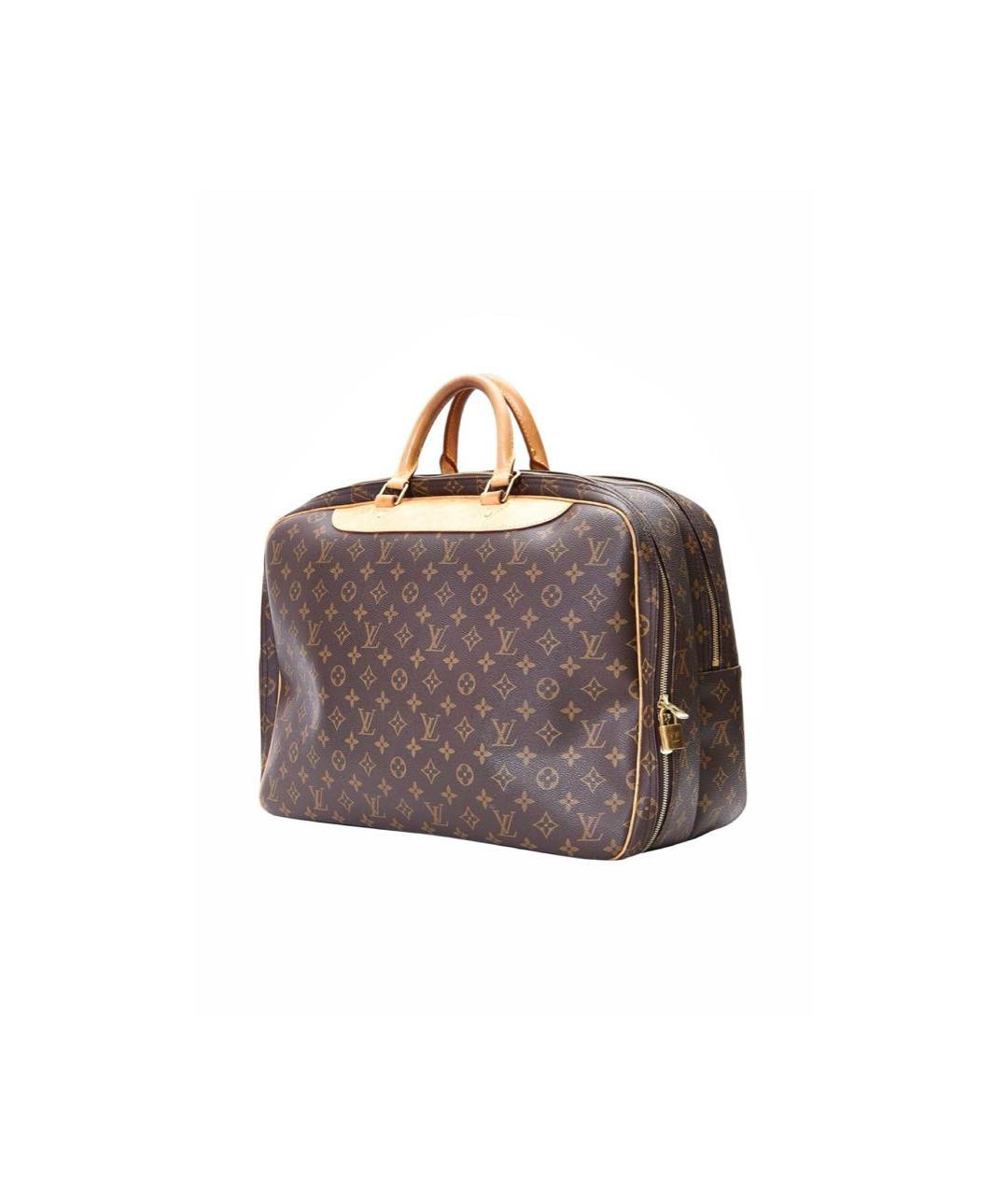 LOUIS VUITTON Коричневая кожаная дорожная/спортивная сумка, фото 7