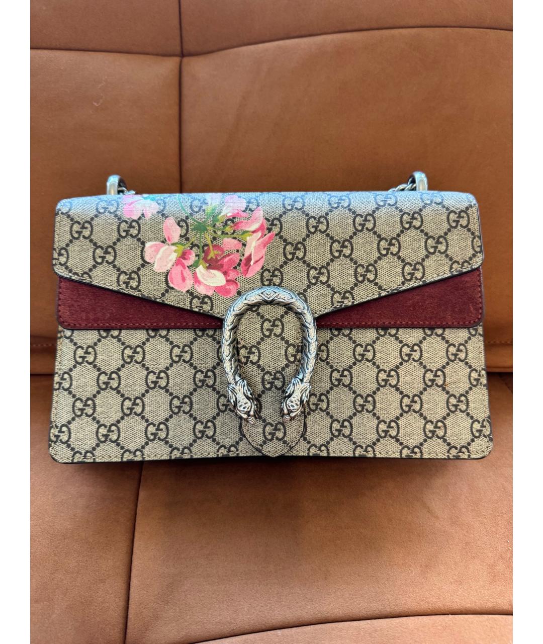 GUCCI Бежевая деним сумка тоут, фото 3