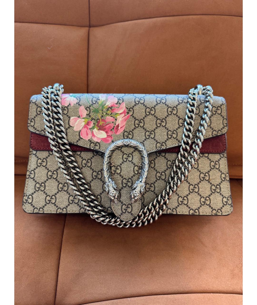 GUCCI Бежевая деним сумка тоут, фото 2